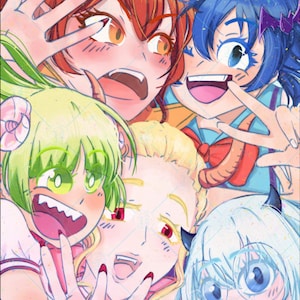 Mairimashita Iruma-Kun Welcome to Demon School! Girls Night Print