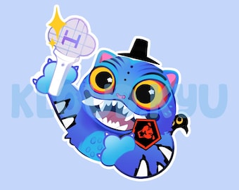 Kpop Demon Hunter Derpy Lightstick Sticker