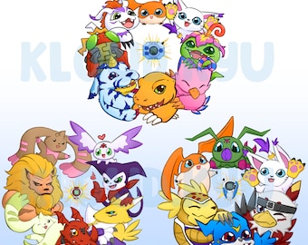 Digimon Charms