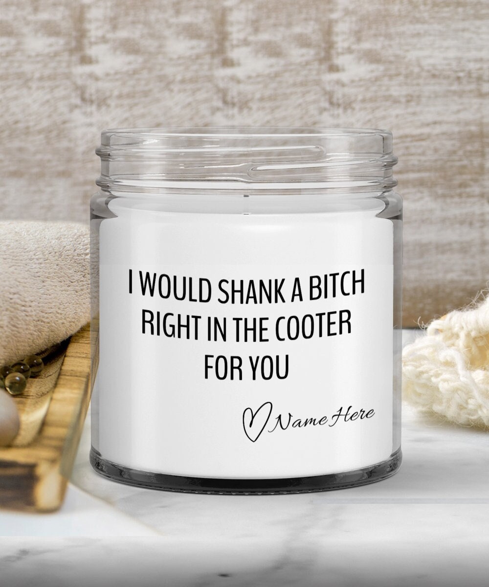Gift for Best Friend Personalized Candle Funny Custom Etsy UK