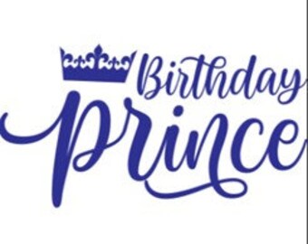 Download Birthday Prince Svg Etsy