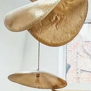 Golden brass pendant light image 9