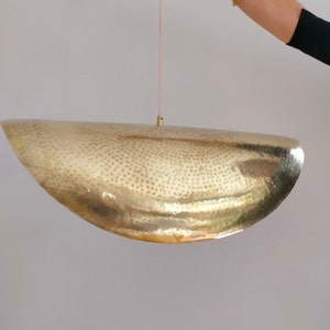 Golden brass pendant light image 6