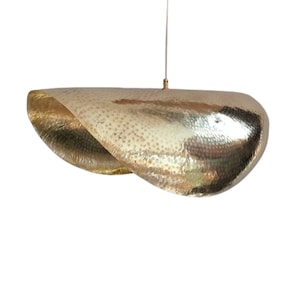 Golden brass pendant light image 1