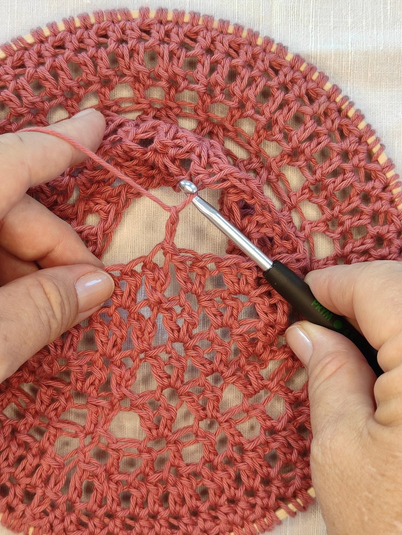 Patrón crochet / ganchillo en ESPAÑOL lámpara de crochet, colgante de ganchillo imagen 7