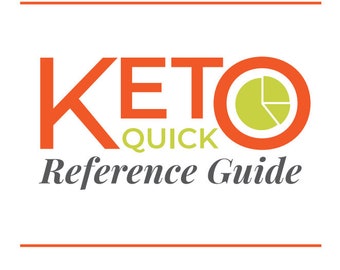 Keto Quick Reference Guide | Bundle | Digital download | ketogenic diet | weight loss journey