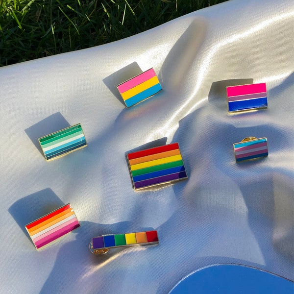 Pride Pins, LGBTQ+ Buttons, Pride Flag Buttons