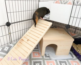 Personalized Guinea Pig Cage Ramp, Small Pet Ramp, Small