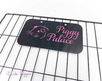 Piggy Palace Cage Tag