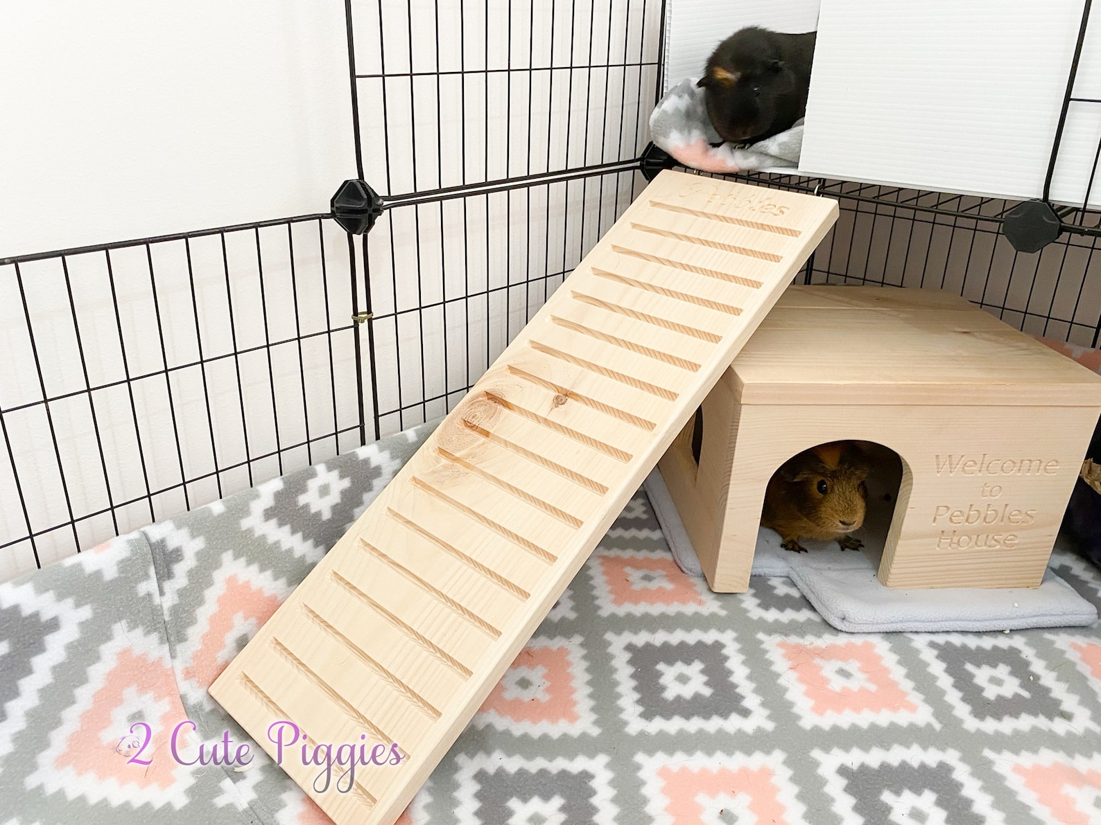 Personalized Guinea Pig Cage Ramp Small Pet Ramp Small Etsy