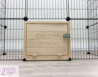 C&C Cage Wood Door - Shiplap Under Grid Style