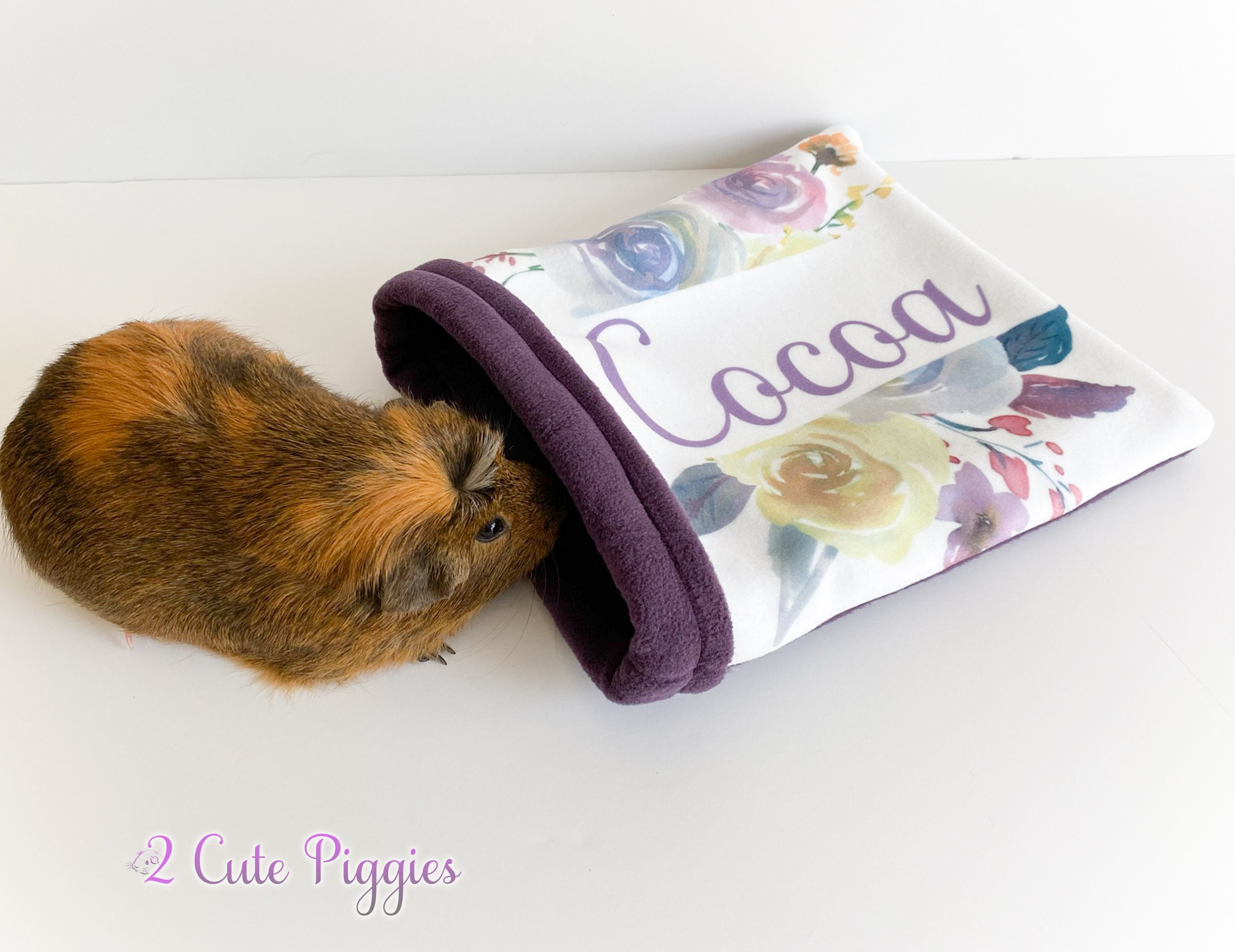 Snuggle Sack PERSONALIZED Guinea Pig Hidey Guinea Pig Etsy