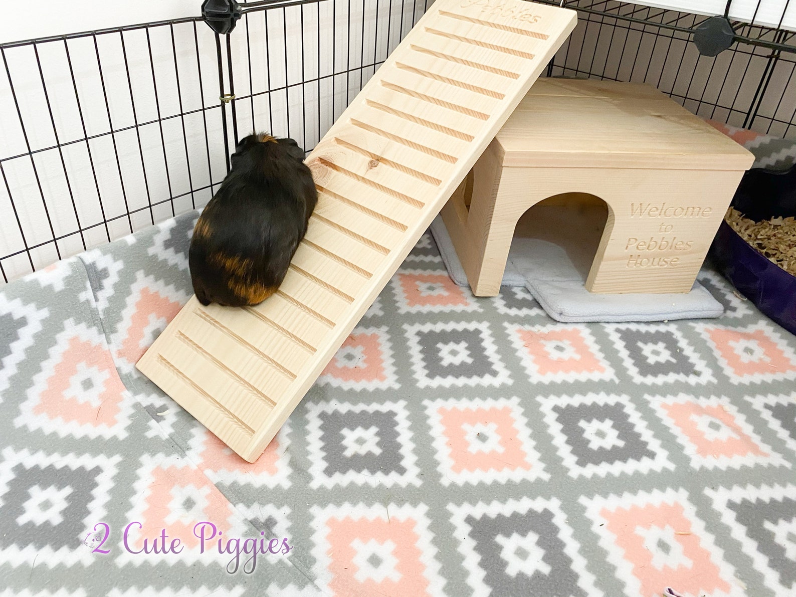 Personalized Guinea Pig Cage Ramp Small Pet Ramp Small Etsy