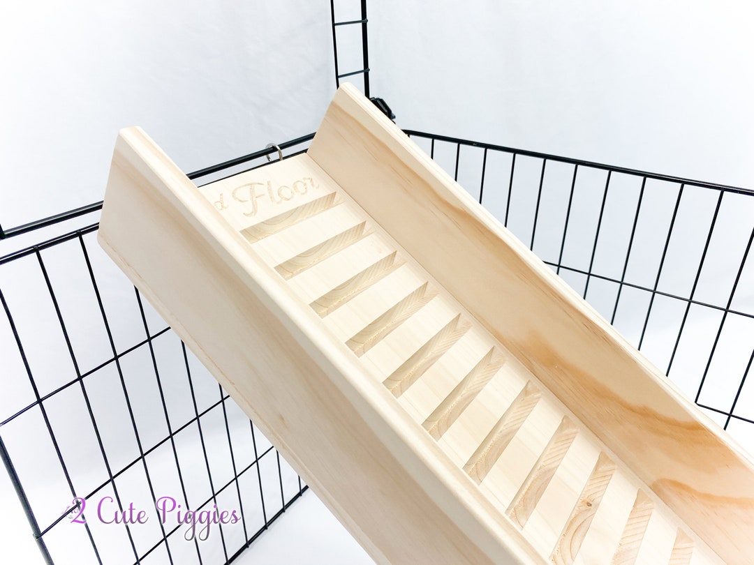 7.25 Rabbit Ramp With Sides, Rabbit Accessories, Chinchilla Cage