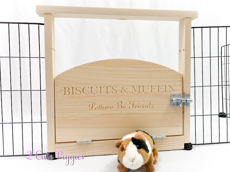 C&C Cage Wood Door Guinea Pig Accessory Guinea Pig Gate Etsy