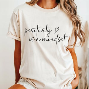 La positivité est un état d'esprit SVG PNG | Art mural rétro positif SVG | Svg png | PNG Svg inspirant | L'état d'esprit, c'est tout Svg