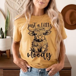 Moody Highland Cow SVG PNG: Sarcastic Heifer Design (Digital Download)