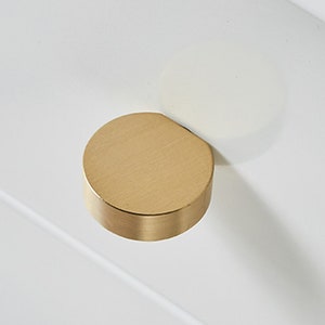 Round Brass Drawer Pulls Dresser Knobs Drawer Pulls and Handles, Kitchen Cabinet Pulls and Furniture Handles