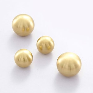 Round Brass Cabinet Knob, Cabinet Pull