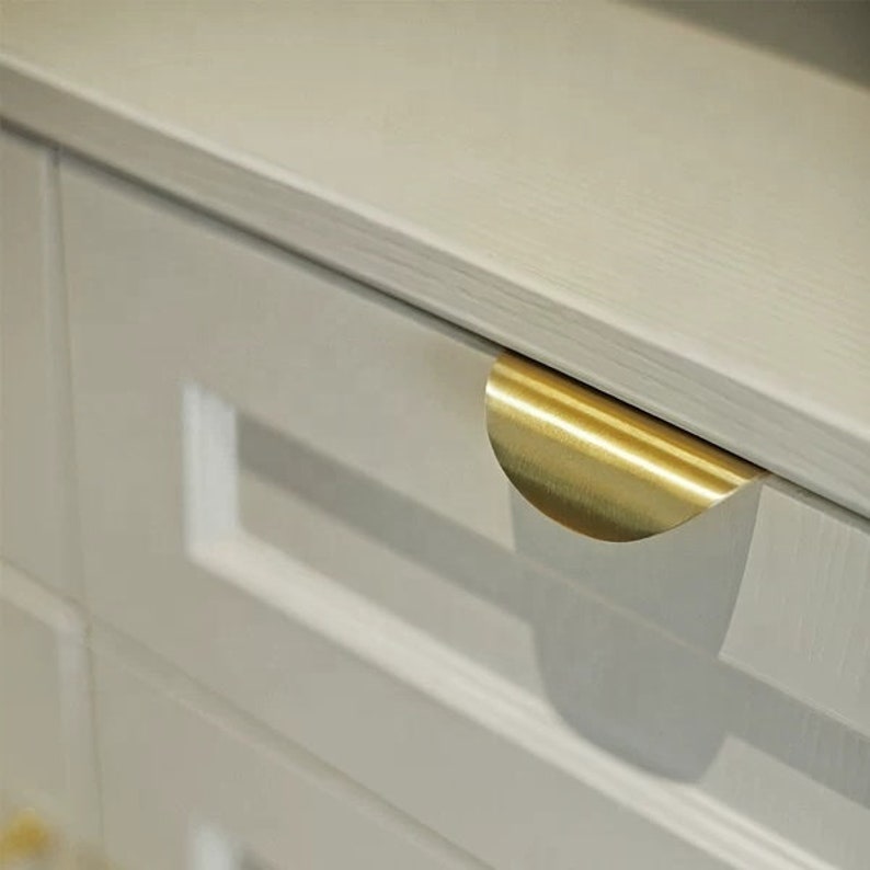 Invisible Drawer Pulls Handle Finger Pull Hardware Etsy