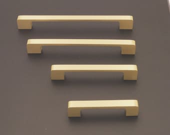 Brass Cabinet Pulls , Brass Drawer Cabinet Pulls and Handles, Pulls for Kitchen, Bathrooms, Doors and Cabinets