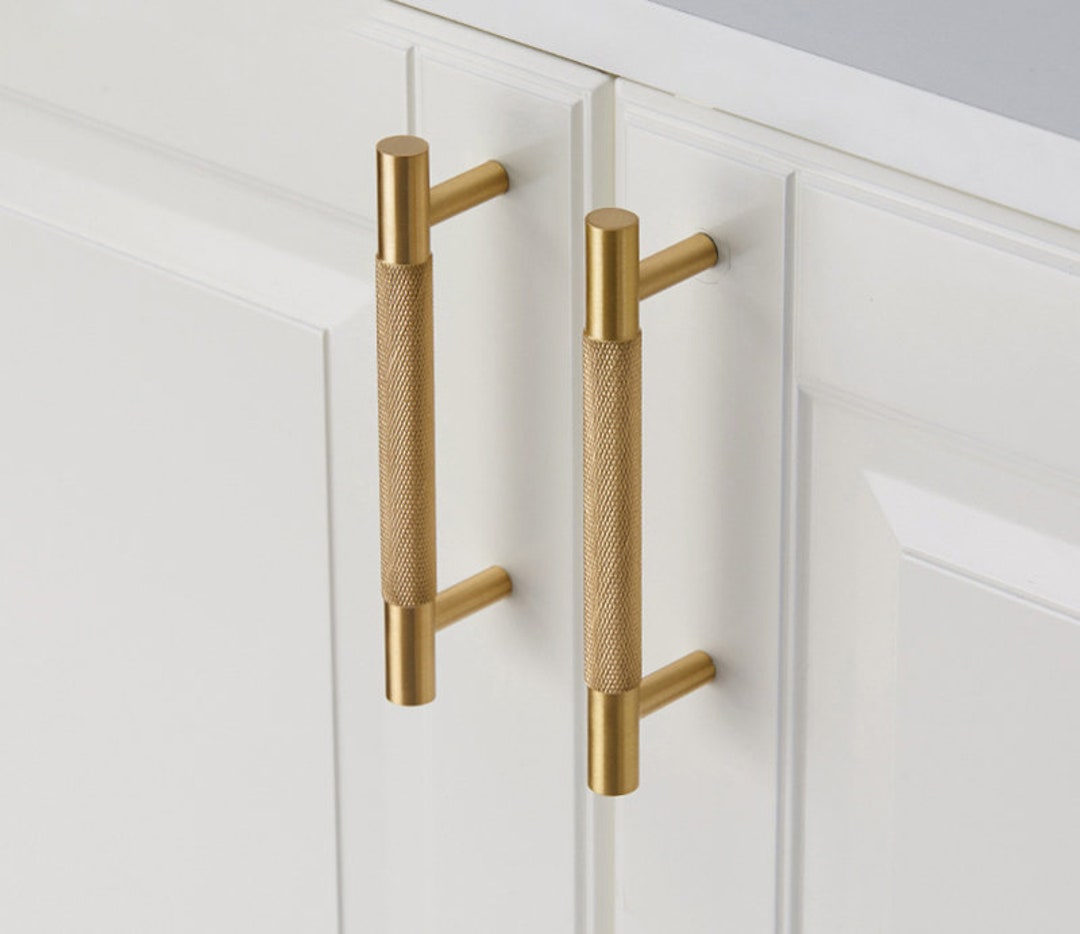 Modern Brass Pull, Handles, Solid Brass Bar Handles & Pulls