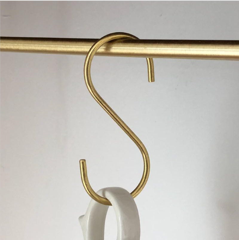 Brass Hanging Hooks for kitchen garden hooks utilities | Etsy