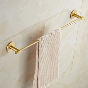 Modern Solid Brass Towel Bar - Wall Mounted Towel Rack