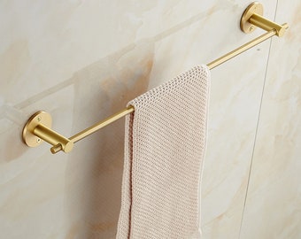 Brass Towel Bar, Modern Brass Towel Rod, Brass Hand Towel Holder, Modern Towel Rack