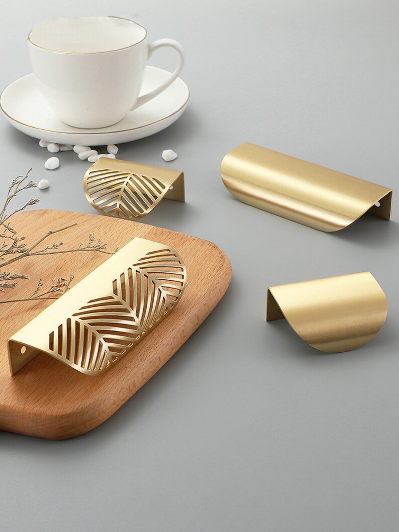Invisible Drawer Pulls Handle Finger Pull Hardware Etsy