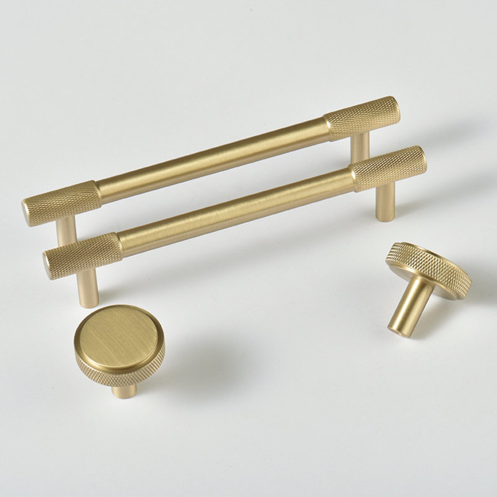 Solid Brass Textured Pulls Brass Drawer Etsy