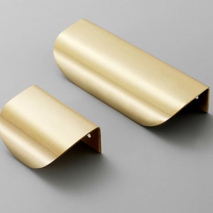 Invisible Drawer Pulls - Handle Finger Pull, Cabinet Hardware