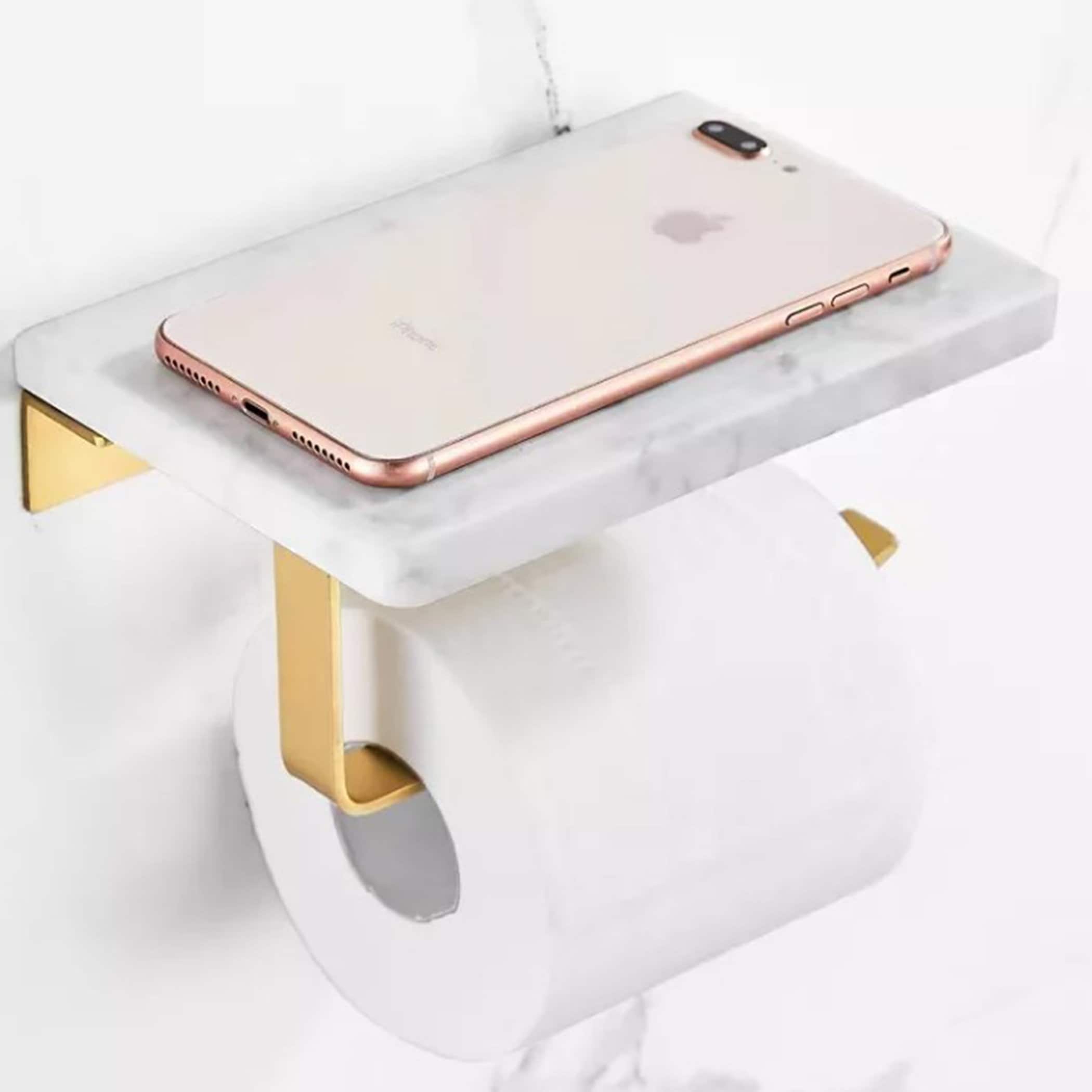 Rotating Standing Toilet Paper Holder丨Holder Stand with Modern Marble –  hitslam