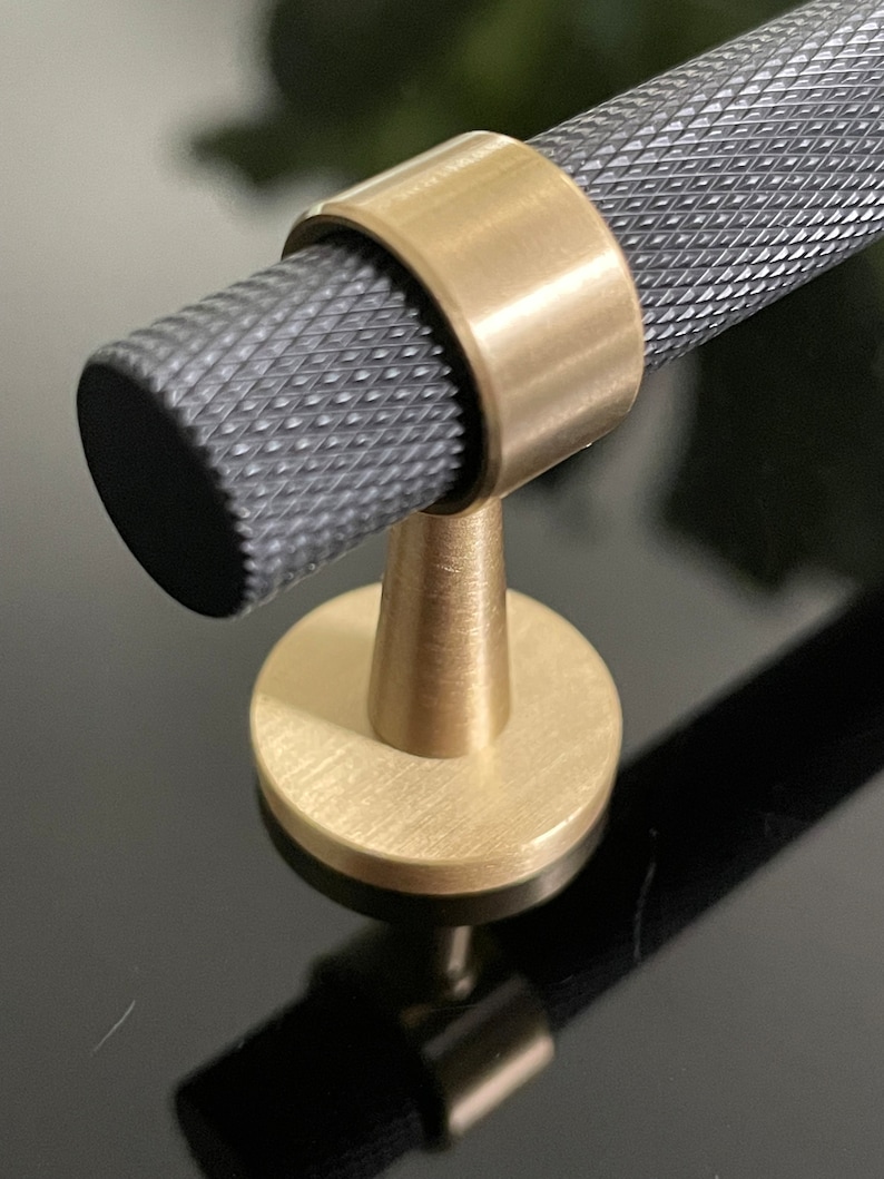 Brushed Brass Backplate for Knobs and Pulls Etsy