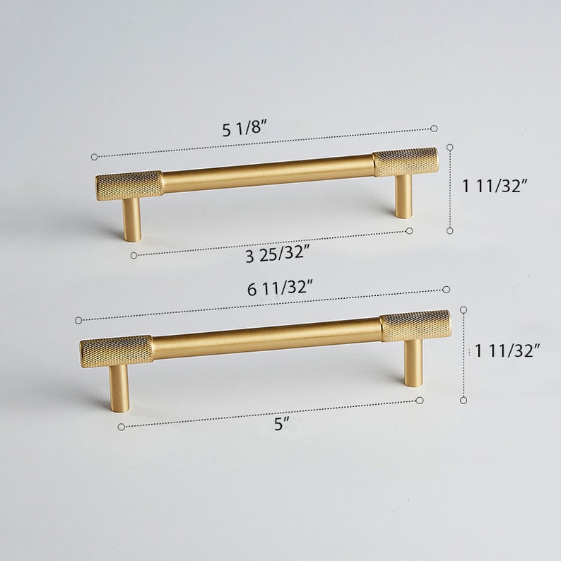 Solid Brass Textured Pulls Brass Drawer Etsy