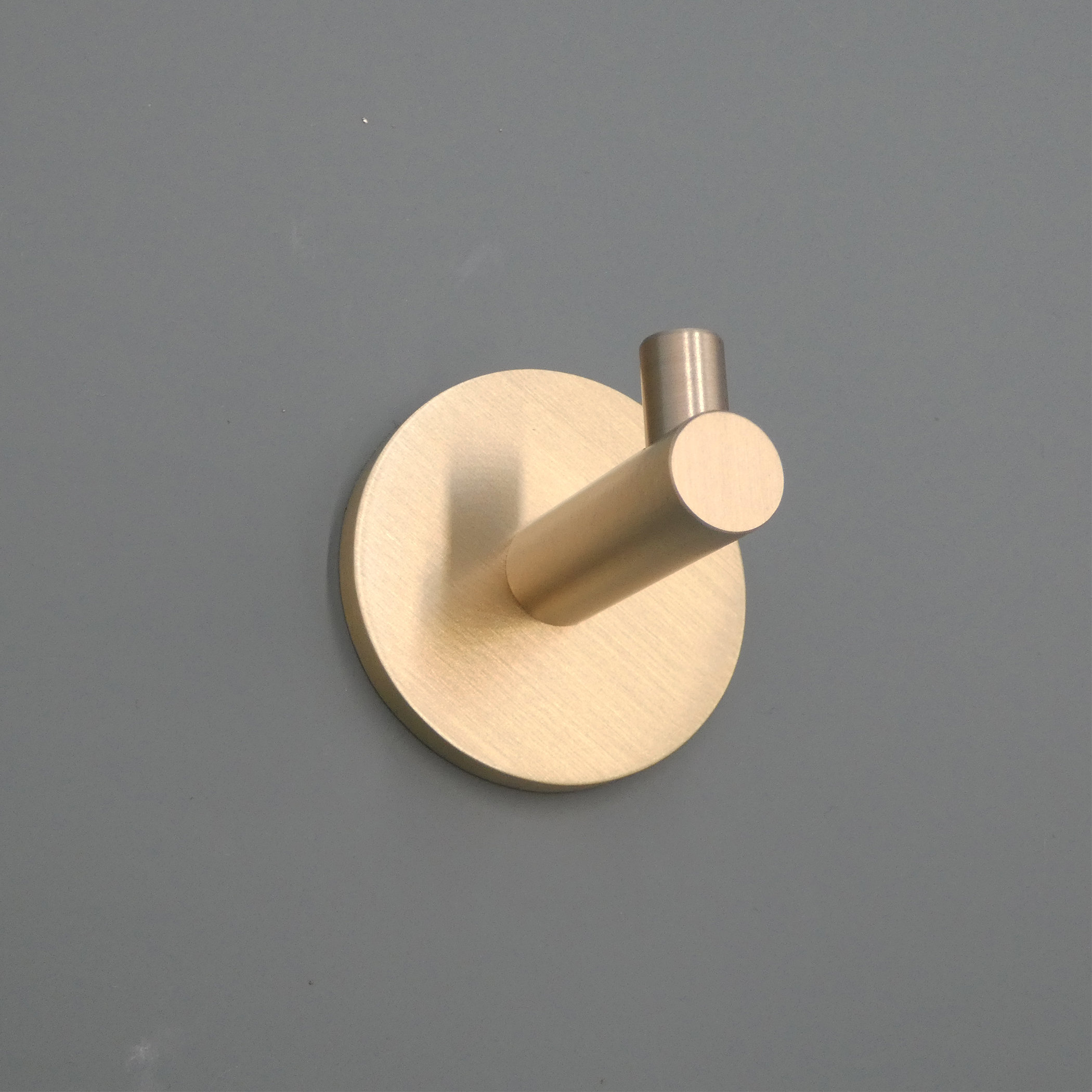 Large Brass Wall Hook: Modern Coat & Bathroom Organizer