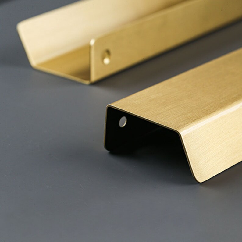 Invisible Drawer Pulls Handle Finger Pull Hardware Etsy