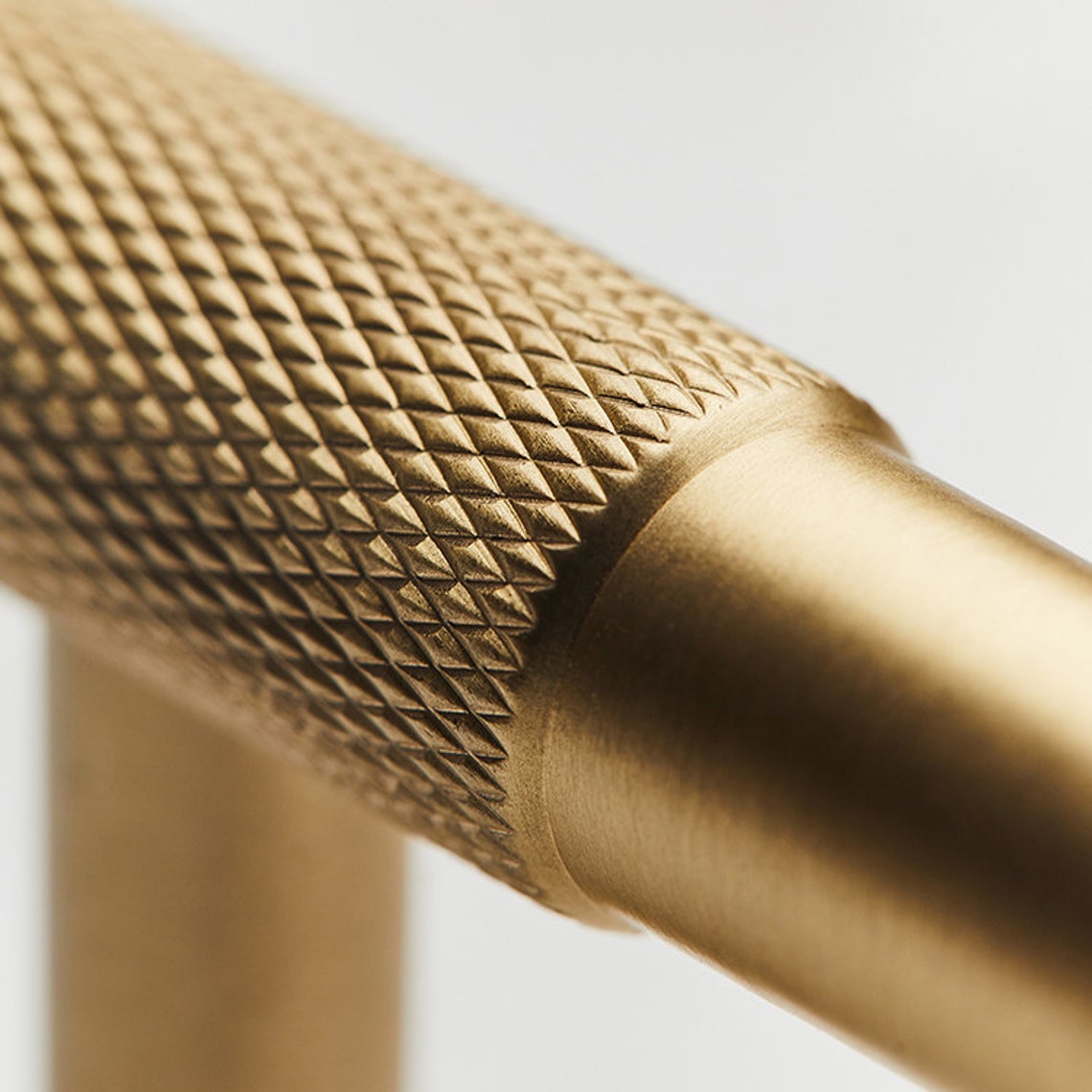 3.78 Solid Brass Textured Knurled Pulls Brass Etsy