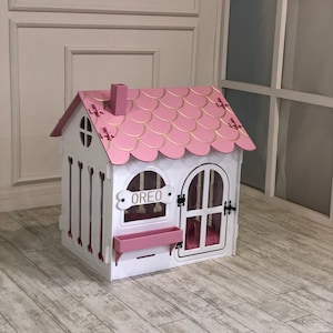 Modern Dog House, Wooden Pet House, İndoor Dog Bed, Dog Crate, Dog Kennel, Wood Dog House, Pet House, Pet Furniture, Dog Furniture,