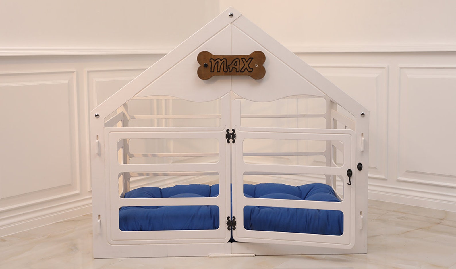 Modern Dog House Wooden Pet House İndoor Dog Bed Dog Crate Etsy