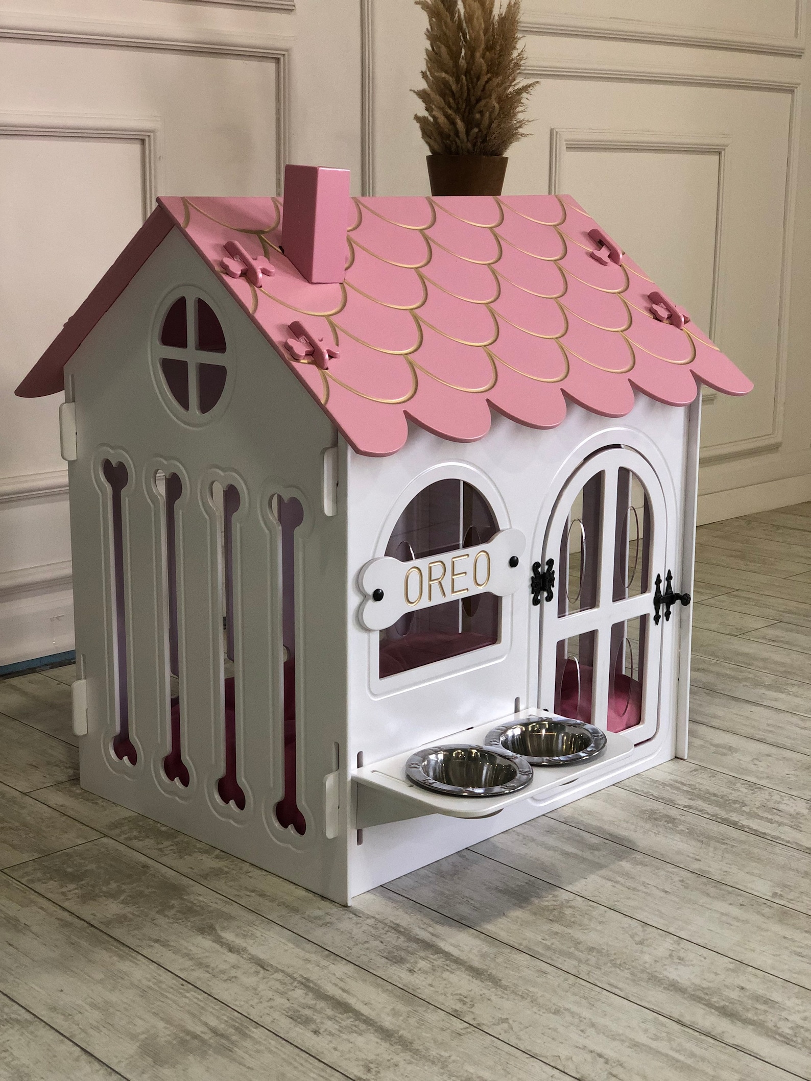 Modern Dog House Wooden Pet House İndoor Dog Bed Dog Crate Etsy