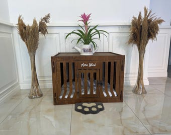 Modern Dog House, Wooden Pet House, İndoor Dog Bed, Dog Crate, Dog Kennel, Wood Dog House, Pet House, Pet Furniture, Dog Furniture,