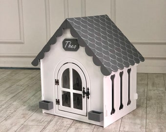 Modern Dog House, Wooden Pet House, İndoor Dog Bed, Dog Crate, Dog Kennel, Wood Dog House, Pet House, Pet Furniture, Dog Furniture,