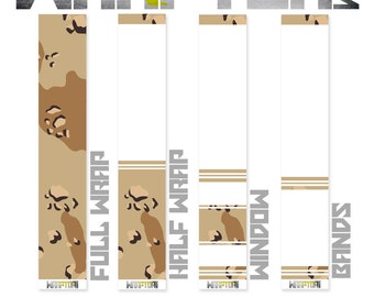Archery Arrow Wraps - Desert Camo - Pack of 13 Wraps