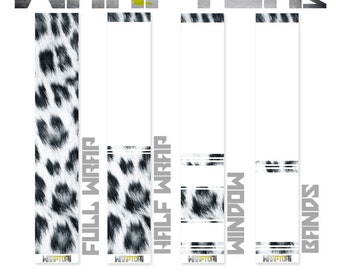 Archery Arrow Wraps - Snow Leopard HD - Pack of 13 Wraps
