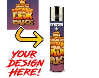 Custom Lighter Wrap - Custom Lighter Stickers - Clipper Lighter Wrap - Create your own Lighter Stickers