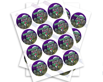 Dead Ops Sticker Labels - High Gloss - Multiple Sizes - Circular Sticker - Slap Stickers
