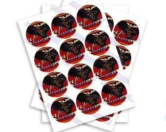 Headband Sticker Labels - High Gloss - Pop Top Slap Stickers - Circular Sticker - Slap Stickers