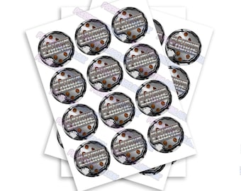 Platinum Cookies Sticker Labels - High Gloss - Pop Top Slap Stickers - Circular Sticker - Slap Stickers