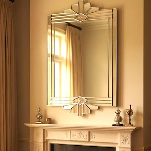 Boudicia Art Deco Mirror — British Handmade